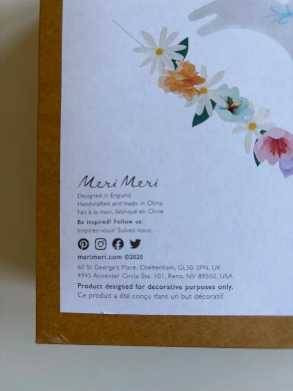 Meri Meri Pastel Bunny Garland - Pink, Mint, Blush